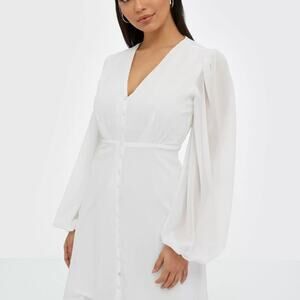 Missguided Milk maid Button Down Dress Size 6
